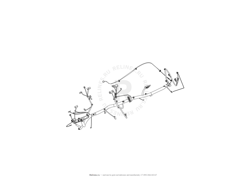 Проводка панели приборов (торпедо) Great Wall Hover M2 — схема