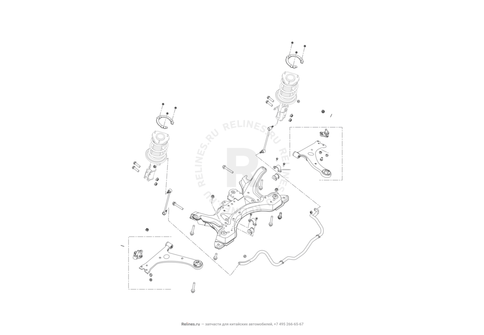 Лифан солано схема задней подвески