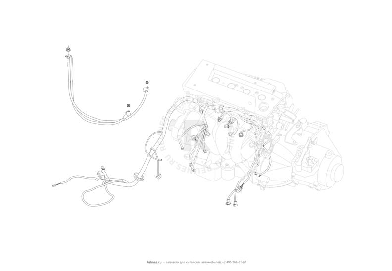 Проводка двигателя Lifan Cebrium — схема