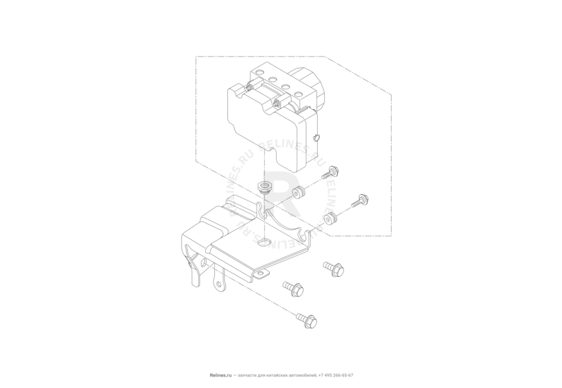 Запчасти Lifan Murman Поколение I (2015)  — Блок (модуль) управления ESP — схема