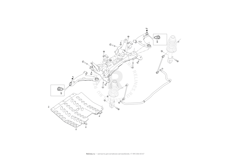 Передняя подвеска лифан х50 схема
