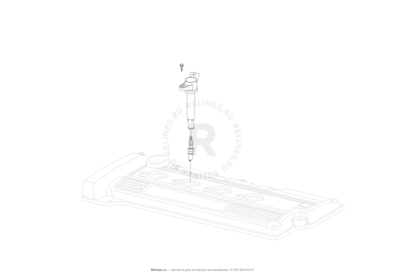 Запчасти Lifan X50 Поколение I (2014)  — Система зажигания — схема