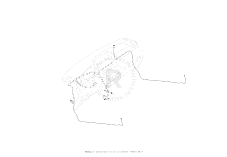 Запчасти Lifan X60 Поколение I и рестайлинги (2011)  — Проводка подушек безопасности — схема