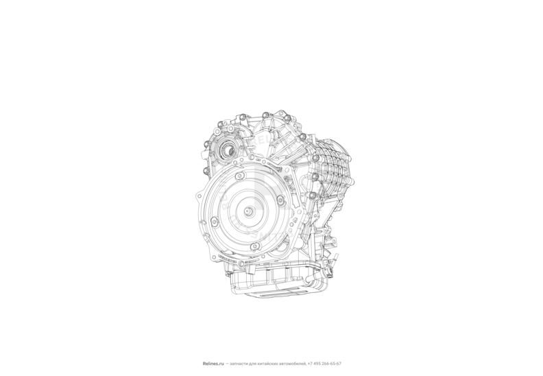 Запчасти Lifan X70 Поколение I (2018)  — Автоматическая коробка передач (АКПП) — схема