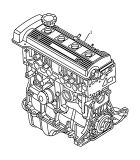 Запчасти Geely MK Поколение I (2006)  — Двигатель — схема