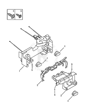 Запчасти Geely MK Поколение I (2006)  — Блок управления отопителем и кондиционером — схема