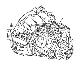 Механическая коробка передач (JL-S160A) Geely MK — схема