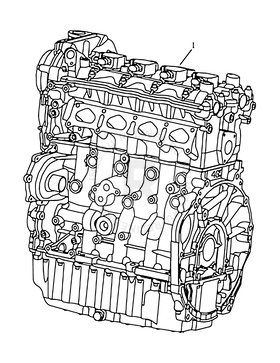Запчасти Geely GC6 Поколение I (2014)  — Двигатель (JLB-4G15) — схема