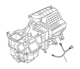 Запчасти Geely GC6 Поколение I (2014)  — Проводка кондиционера — схема