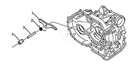 Механизм переключения передач (JF414E) Geely GC6 — схема