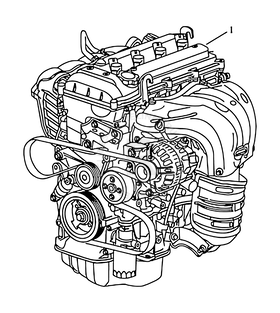 Запчасти Geely Emgrand X7 Поколение I (2011)  — Двигатель в сборе (JL4G20/JL4G24) — схема