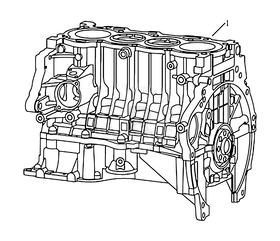 Запчасти Geely Emgrand X7 Поколение I (2011)  — Блок цилиндров (JL4G18) (2) — схема