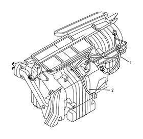 Запчасти Geely Emgrand X7 Поколение I (2011)  — Проводка кондиционера — схема