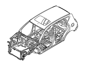 Запчасти Geely Emgrand X7 Поколение I (2011)  — Кузов (SUNROOF) — схема