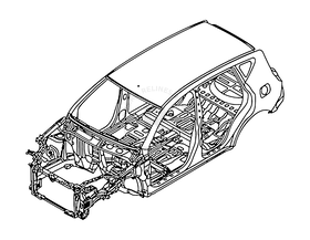 Запчасти Geely Emgrand X7 Поколение I (2011)  — Кузов — схема