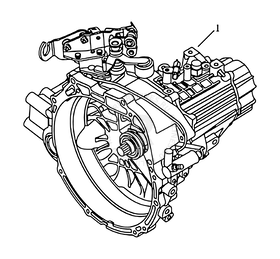 Трансмиссия (коробка переключения передач, КПП) (M5A1C) — схема