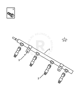 Запчасти Geely Emgrand X7 Поколение I (2011)  — Система впрыска (JL4G20/JL4G24) — схема