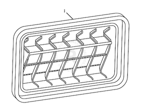 Решетка воздуховода (дефлектор) — схема