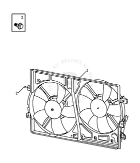 Патрубки и шланги радиатора (2014 MODEL) (2) Geely SC7 — схема