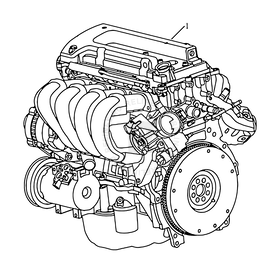 Двигатель в сборе (JL4G18, E IV) Geely Emgrand 7 — схема