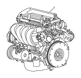 Запчасти Geely Emgrand 7 Поколение I (2009)  — Двигатель в сборе (JL4G15E, E IV) — схема