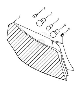 Фонари задние (FE-2) Geely Emgrand 7 — схема
