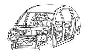 Запчасти Geely Emgrand 7 Поколение I (2009)  — Кузов (FE-2) (1) — схема