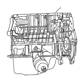 Запчасти Geely Emgrand 7 Поколение II (2014)  — Блок цилиндров (1.5L) — схема