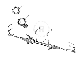 Запчасти Geely Emgrand 7 Поколение II (2014)  — Рулевая рейка (MECHNICAL) — схема