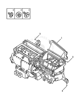 Запчасти Geely Emgrand 7 Поколение II (2014)  — Система кондиционирования (AUTO A/C) — схема