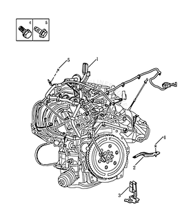 Запчасти Geely Emgrand 7 Поколение II (2014)  — Проводка двигателя — схема