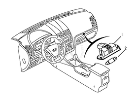 Запчасти Geely Emgrand 7 Поколение II (2014)  — Лампа перчаточного ящика (бардачка) — схема
