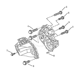 Запчасти Geely Emgrand 7 Поколение II (2014)  — Крепления коробки передач (JL-S170BI) — схема