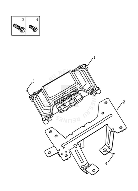 Запчасти Geely Emgrand 7 Поколение II (2014)  — Блок управления двигателем (1.5L/1.8L) — схема