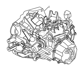 Механическая коробка передач (F517A) Geely Emgrand X7 — схема