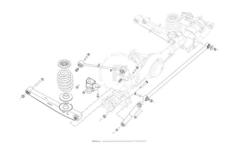 Задняя подвеска лифан х50