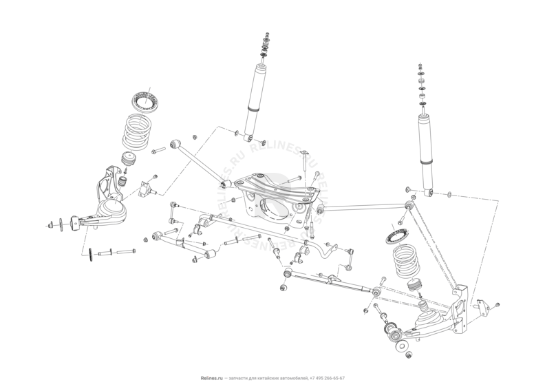 Лифан солано задняя подвеска